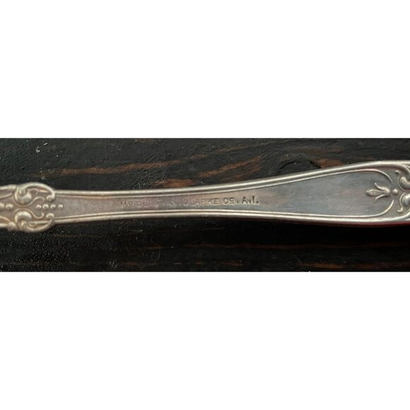 Vintage Cataract CTV2 Silverplate Flatware McGlashan-Clarke A1 Scrolls Dots - Picture 6 of 7